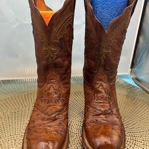 Lucchese 2000 women 6 exotic quill cowgirl boots